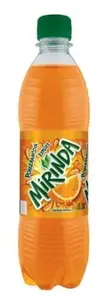 Mirinda Orange Carbonated Soft Drink PET Bottle 0.5 L