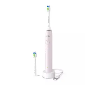 Philips Sonicare 3100 Series HX4032/03 Sonic Rechargeable Toothbrush Light Pink with Daily Care Mode and 31000 Movements per Minute