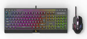 Acer NAK200 + NMW200 Беспроводной игровой комплект из клавиатуры и мыши Полноразмерный 100% US International Черный с подсветкой