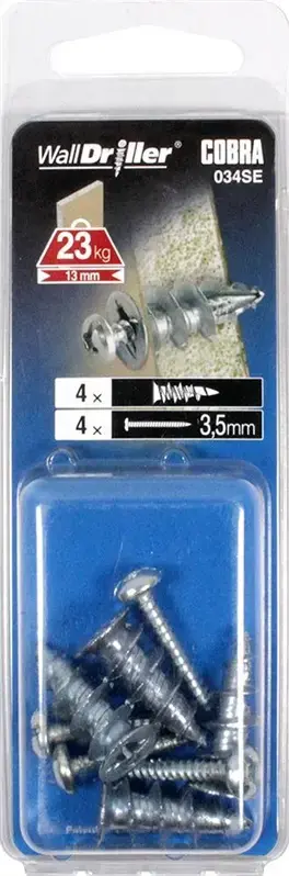 Ģipškartona enkurs Cobra 034SE 3.5x22 mm Photo 2