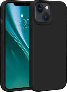 Чехол Etteri Silicone Case для iPhone 14 черный