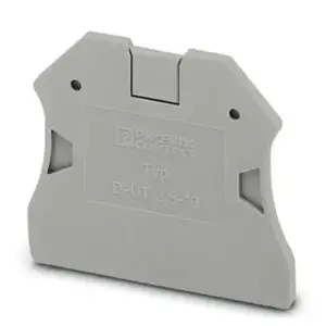 Terminal block cover Phoenix Contact D-UT 2.5/10 Grey