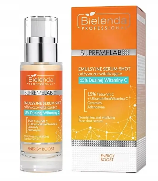 Bielenda Supremelab Energy Boost Emulsijas Serum-Shot