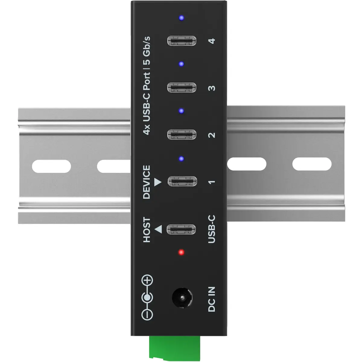 InLine 35396D промышленный концентратор USB 3.2 Gen 1 Photo 2