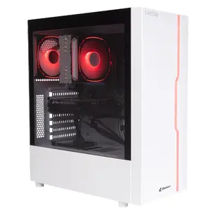 Игровой настольный ПК Captiva R10-3893 с процессором AMD Ryzen 7 5700X, видеокартой NVIDIA GeForce RTX 5050 8GB, 32GB ОЗУ, 2TB SSD и WLAN, без операционной системы
