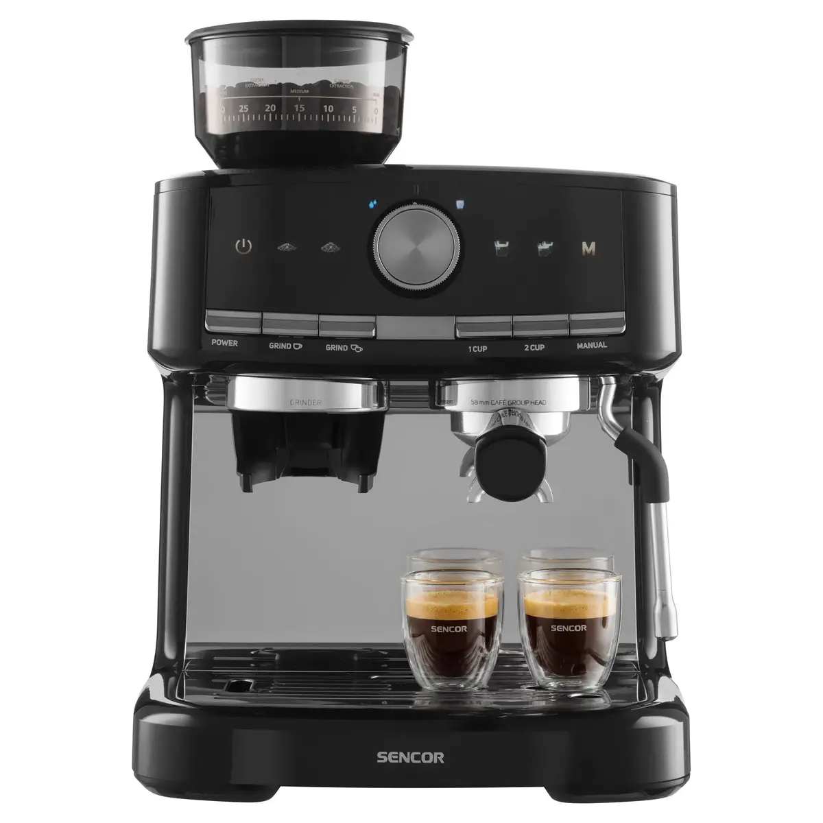 Espresso kafijas aparāts Sencor SES6020BK Photo 4