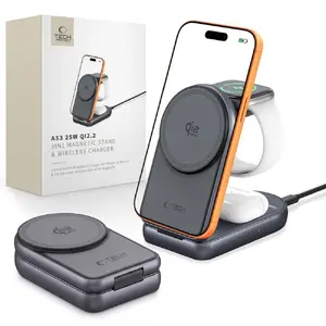 Tech-Protect Wireless Charger A53 3in1 25W Grey