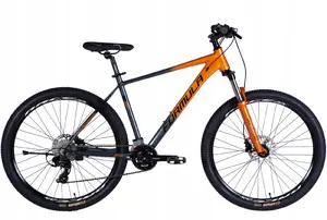 Kalnu velosipēds FORMULA DRIVE HDD 27.5" 19" Pelēks/Oranžš 2025