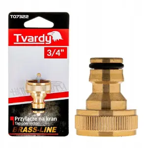 Tvardy Przyłącze na kran 3/4" BRASS-LINE (10/80)