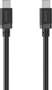 Hama USB-C to USB-C Charging Cable, Power Delivery 60 W, Length 3 m, Black