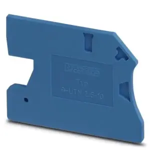 Phoenix Contact D-UTN 2.5/10 Terminal Block Cover Blue