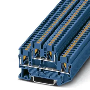 Phoenix Contact PTTB 2,5 BU Двухъярусная клемма Синяя 500В