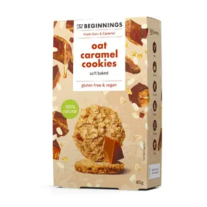 The BEGINNINGS Caramel Oat Cookies 80g