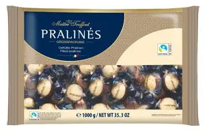 Maitre Truffout Pralines Chocolates with Hazelnut Cream Filling 1 kg