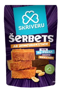 Skrīveru saldumi Šerbets ar zemesriekstiem 250g