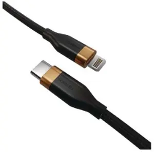 Кабель Duracell DRU5014A Lightning - USB-C 1 м черный