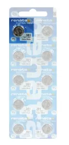 MAXELL BAT381/391.RN1 Silver-Oxide Button Cell Battery 1.55V SR1120SW 381 391
