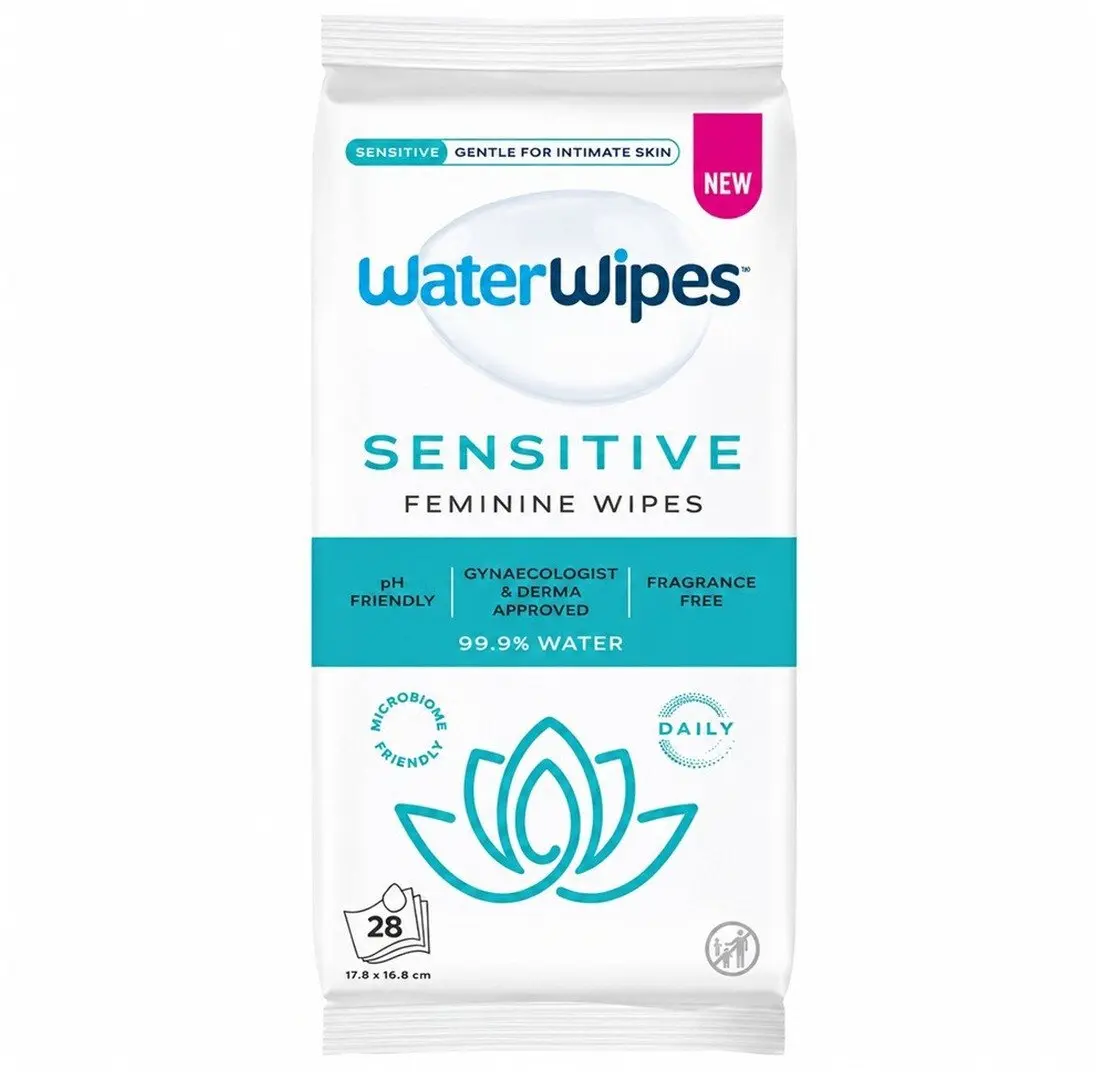 WaterWipes Fem Care Sensitive mitrās salvetes