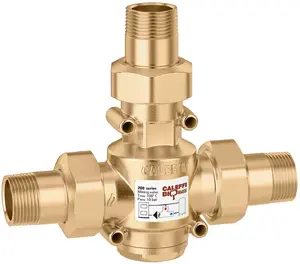 Caleffi thermostatic return temperature protection valve, DN 25, 1" external thread, 70°C setting