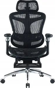 Biroja krēsls Sihoo DORO C300 Pro Mesh Black ar kājsardzi