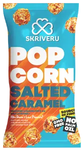 Karamelizēts popkorns ar sāļo karameli Skrīveru saldumi 80g