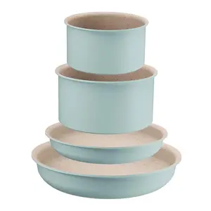 Tefal pannu un katlu komplekts Ingenio Eucalyptus 5 daļas ar noņemamu rokturi