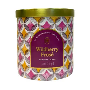 Threshold Wildberry Frose Ароматическая свеча из соевого воска в стеклянной банке с эфирными маслами