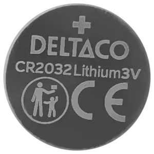 DELTACO CR2032 Litija monētu tipa baterija 3V 10-gabali