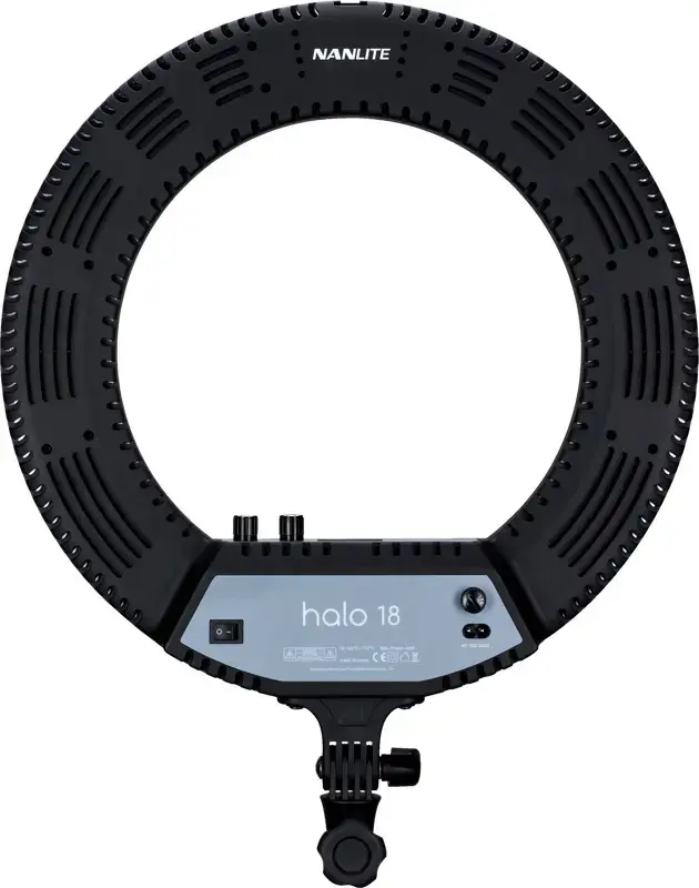 Nanlite Halo18 LED gredzenveida gaisma Bi-Color Photo 4