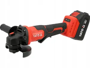 Yato YT-828255 Cordless Angle Grinder 18V 125mm Brushless Motor with 2x 4Ah Batteries