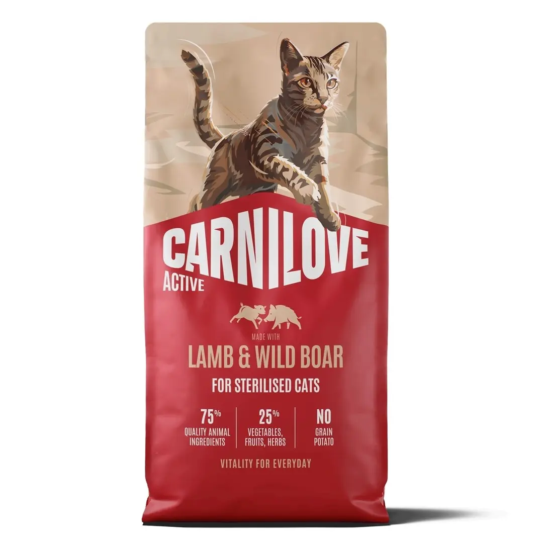 Sausā barība sterilizētiem kaķiem CARNILOVE Active