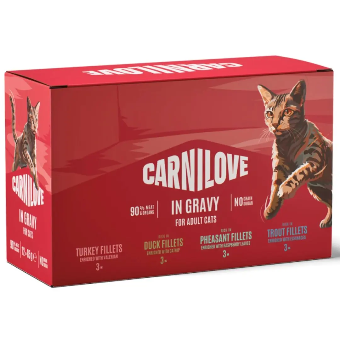 CARNILOVE Mitrā barība kaķiem Cat Pouch