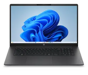 Ноутбук HP OmniBook 3 с процессором AMD Ryzen 7 250, дисплеем 17.3 дюйма FHD IPS, 24 ГБ ОЗУ DDR5, накопителем 512 ГБ SSD, AMD Radeon 780M и Windows 11 Home