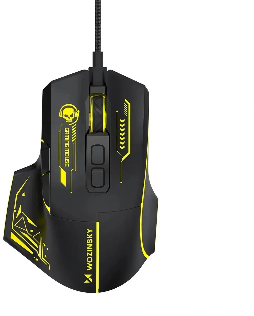 Wozinsky WMGK-1181W spēļu optiskā vadu pele