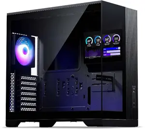 Корпус для компьютера Phanteks XT V5 LCD Midi-Tower ATX с 7-дюймовым ЖК-экраном и закаленным стеклом черный