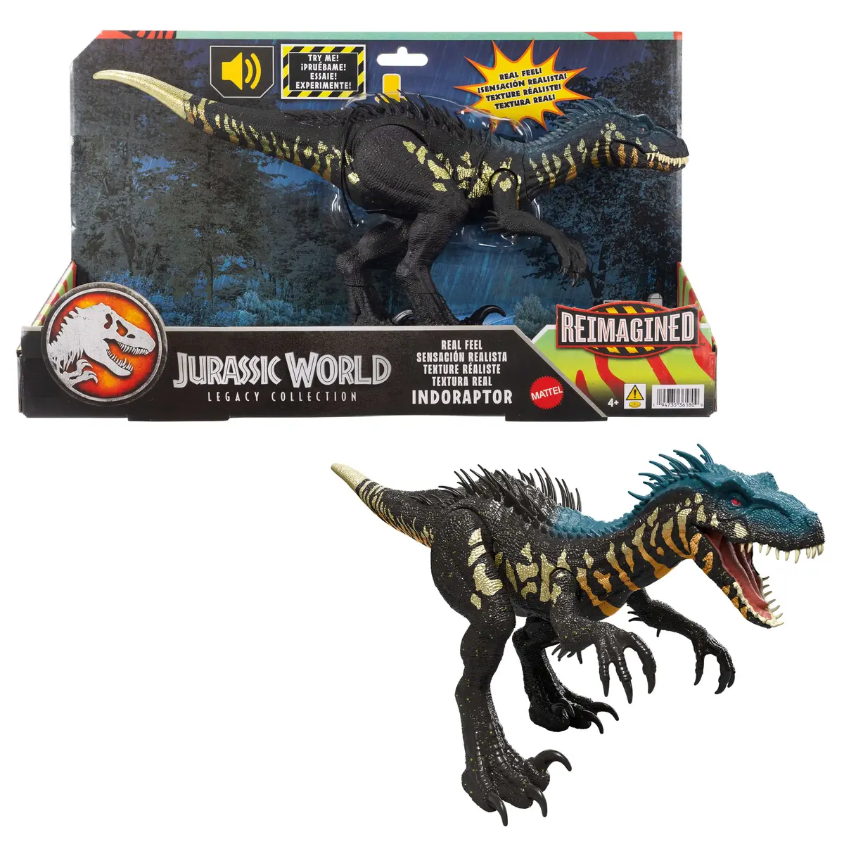 MATTEL Jurassic World Reimagined Indoraptor Dinozaura