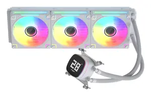 FSP AD36-W Liquid Processor Cooler White ARGB with 12 cm Fan and Hydro Dynamic Bearing