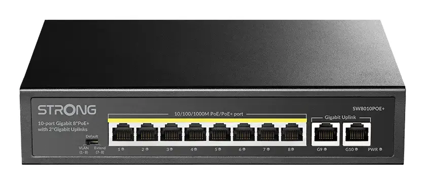 Strong SW8010POE+ Gigabit Ethernet tīkla slēdzis