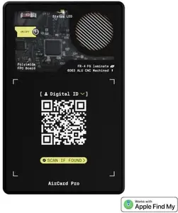 Bluetooth-трекер Rolling Square AirCard Pro для устройств Apple, черный