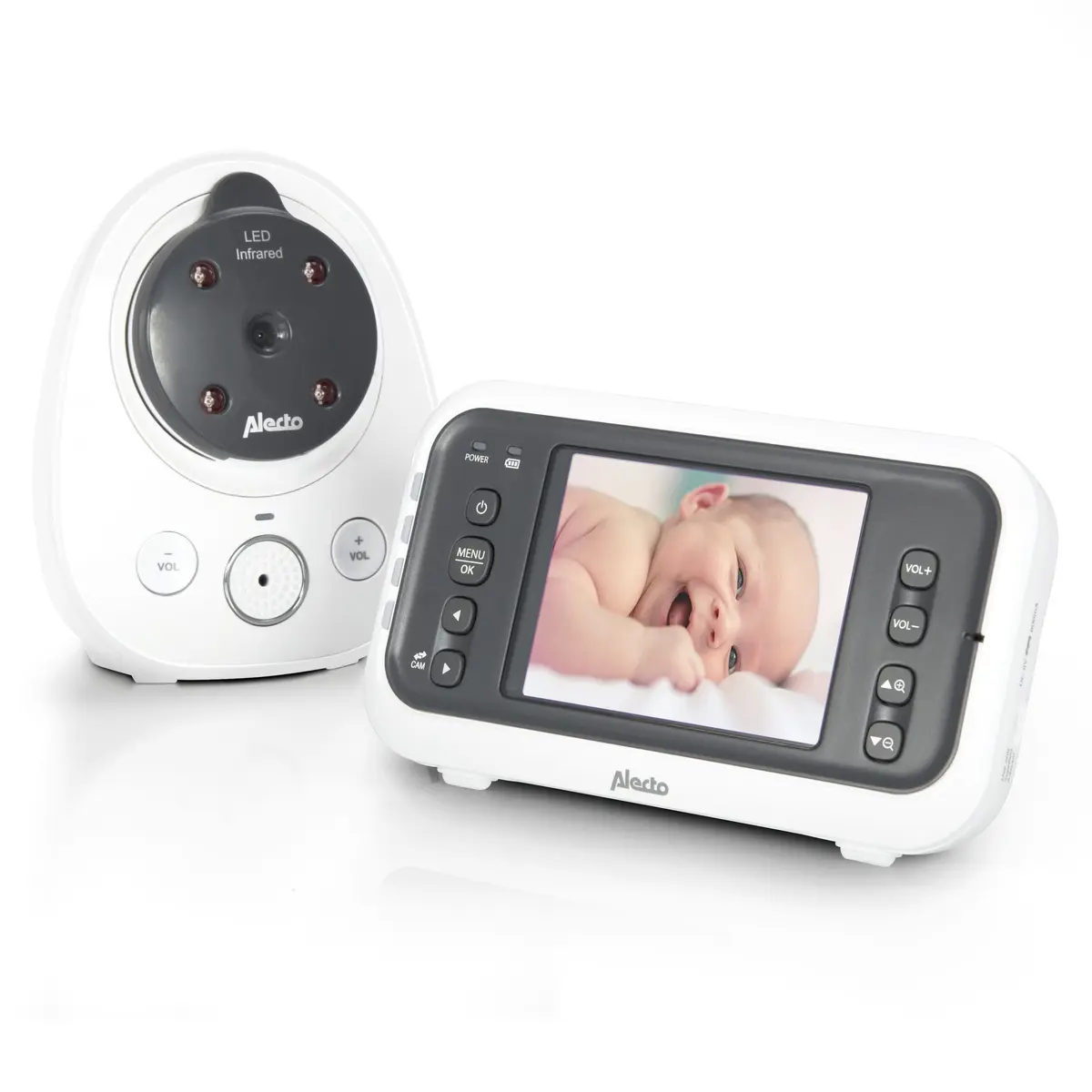 Alecto DVM-77 Video aukle ar 2