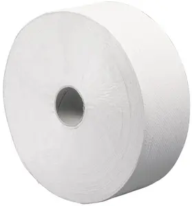 Abena Midi Jumbo Toilet Paper 1-Ply 600m x 9cm White Recycled Paper 6 Rolls
