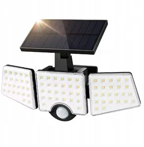 PowerNeed Sinu saules baterijas sienas gaisma Lepro WL4000 LED fasādes apgaismojums
