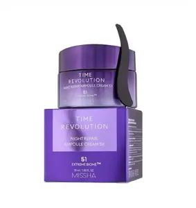 Missha Time Revolution Night Repair Ampoule Cream 5X Pretnovecošanās sejas krēms 50ml