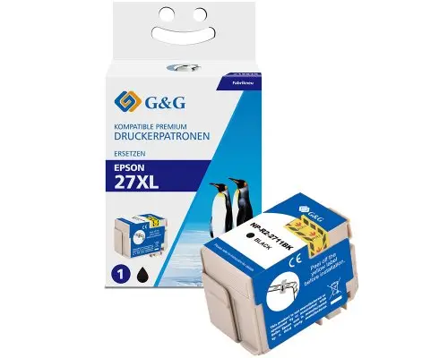G&G saderīga melna tintes kasetne Epson