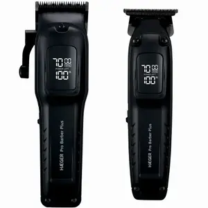 Haeger HC-REC.013A Pro Barber Plus Matu griešanas mašīnu un trimmeru komplekts 2in1