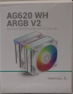 Процессорный кулер DeepCool AG620 ARGB V2 белый для процессоров Intel и AMD