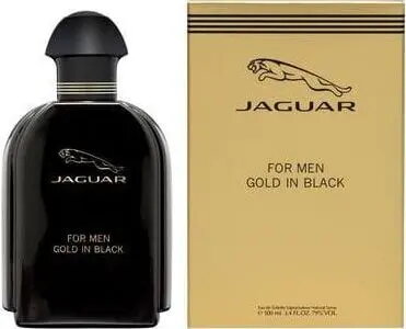 Jaguar For Men Gold in Black