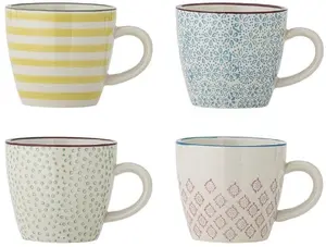 Bloomingville Patrizia Mug, Stoneware, Multifarvet