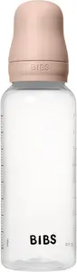 Lansinoh BIBS Baby Bottle 270 ml with Natural Latex Medium Flow Nipple Pink