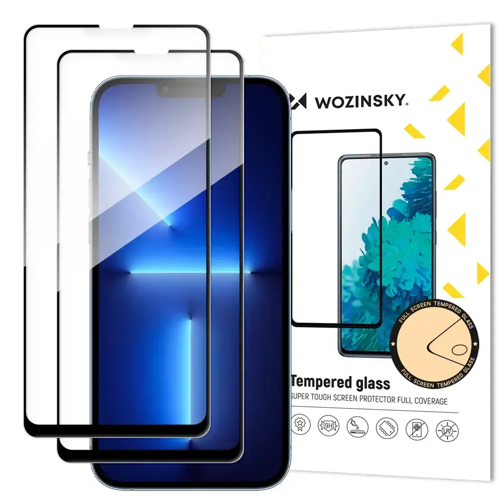 Wozinsky Full Glue Rūdītā Stikla Komplekts
